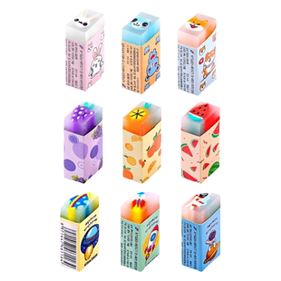 水果橡皮擦小学生专用一年级无屑干净幼儿园像皮象皮不留痕像笔擦字成线儿童铅笔橡皮檫无毒创意卡通可爱