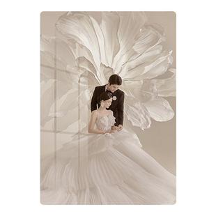 婚纱照相框定制diy洗结婚照片做成画框挂墙打印全家福相片高级感