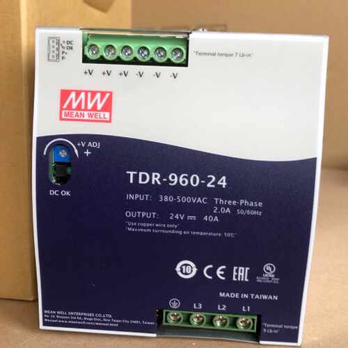 询价-TDR-960-24明纬导轨电源  AC380-500V