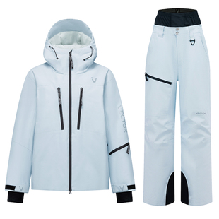 VECTOR玩可拓滑雪服P棉男女全压胶单板双板防水透气保暖滑雪衣裤