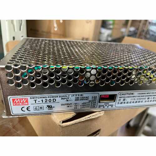 溢价-明纬T120D三路输开关电源5v12v24V保证