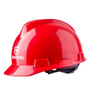 星工白色安全帽工地国标加厚透气定制logo印字领导施工轻型头盔