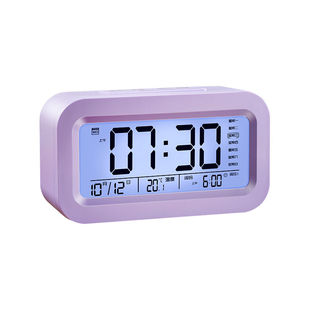 智能闹钟起床神器2026新款强力叫醒电子时钟学习初高中小学生专用