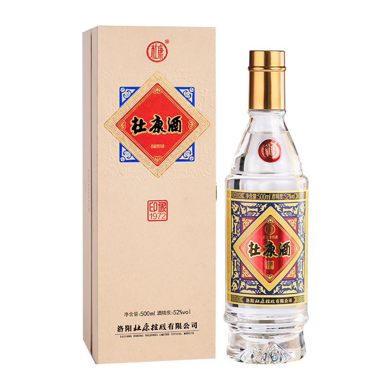 杜康印象1972纪念酒52度 500ml*6瓶浓香型商务宴请送礼酒旗舰店