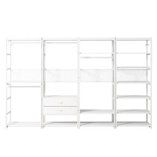 【加厚管壁包安装】金属框架步入式落地衣柜开放式衣帽间架子组合