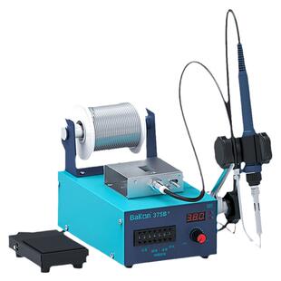 白光375B自动焊锡机大功率脚踏式出锡电烙铁工业级智能恒温电焊台