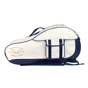 正品旗舰威尔胜网球包wilson复古包双肩白色12支装手提球拍包男款