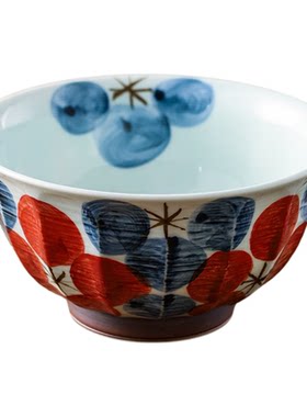 日本进口陶瓷日式手绘繁花餐具