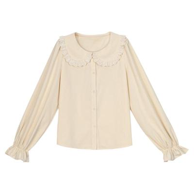 森女部落长袖衬衫新款女装春秋款