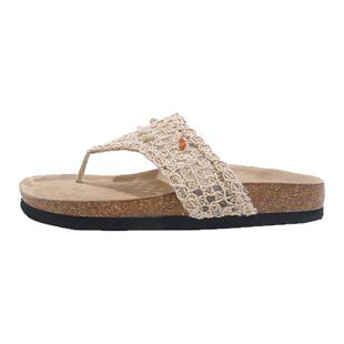 真皮~骄屿勃肯凉拖鞋女夏外穿法式凉鞋海边沙滩度假夹脚人字拖鞋