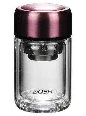 ZQSH高硼硅玻璃迷你掌中泡茶水杯