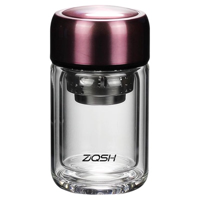 ZQSH高硼硅玻璃迷你掌中泡茶水杯