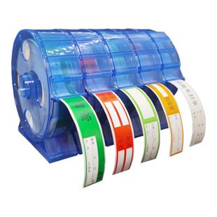 医用护理导管标签盒标识收纳磁吸整理分类麻醉标签架塑料卡扣互连