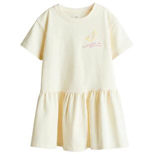 HM夏季童装儿童女童提花汗布连衣裙1289589