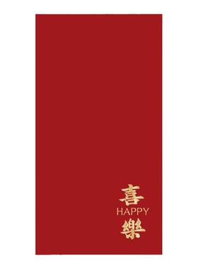 结婚通用立体格调浮雕烫金红包
