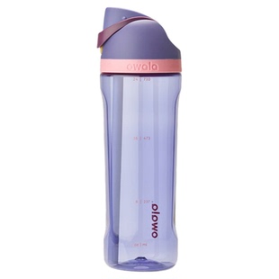 Owala吸管杯运动水杯健身摇摇杯弹盖双饮口户外便携透明杯子740ml