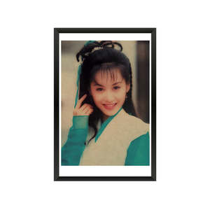 朱茵8090港台女明星人物经典怀旧复古牛皮纸海报酒吧餐厅墙贴画报