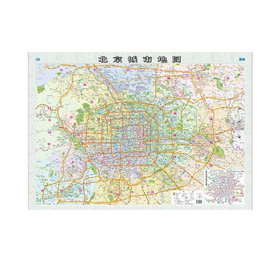 北京城市地图行政规划旅游交通