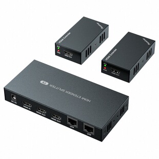 HDMIPOE延长器转网线传输60米/200米POE交换机供电一对多组网rj45转hdmi网络延传输器信号放大器视频转换器