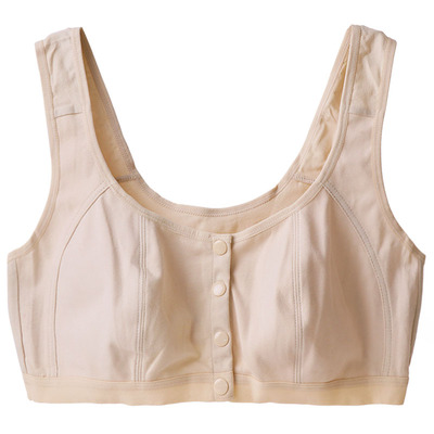 超薄全棉前扣文胸无夏哺乳内衣