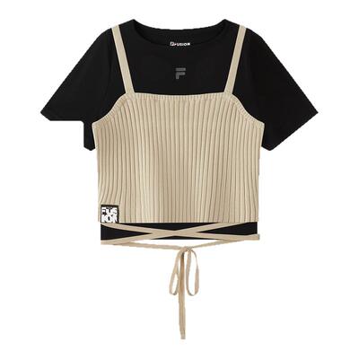 斐乐女士夏季新款时尚运动背心