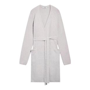 【甄品精选】MaxMara 女士兔毛中长款针织衫开衫大衣 LAPPOLE