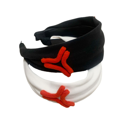 表情包愤怒发箍小众发饰拍照抽象发夹亚文化漫画宽边黑白可爱配饰