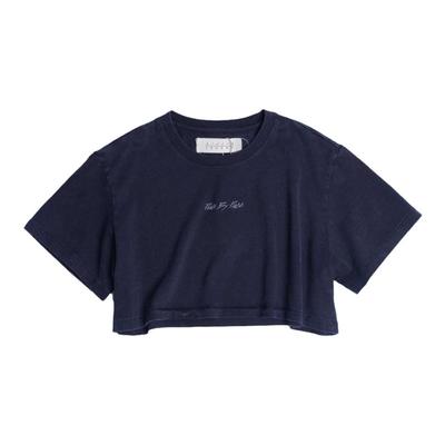 明星同款潮流超短T恤夏季休闲