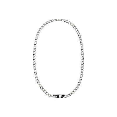 DIESEL男女同款D LOGO时尚粗链条项链DX1636