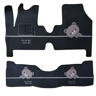 欧拉黑猫汽车脚垫卡通可爱丝圈半包女神ins专车定制新能源脚踏垫