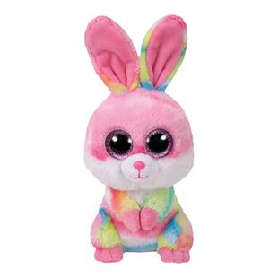 正版美国ty毛绒玩具可爱小动物丑萌大眼睛公仔男女孩睡觉抱枕玩偶