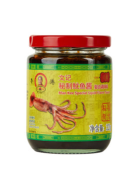 香港MANKEE文记鱿鱼即食捞辣面酱