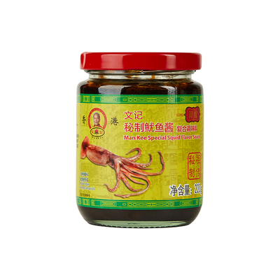 香港MANKEE文记鱿鱼即食捞辣面酱