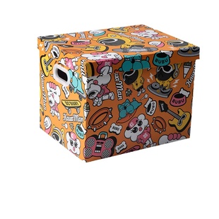 潮牌收纳纸箱子礼物盒纸盒生日礼物箱惊喜收纳盒涂鸦收纳箱空盒子