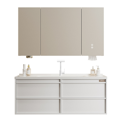 【补贴15%】edbe白色浴室柜陶瓷一体盆卫生间洗手盆洗脸盆柜组合