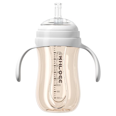 ppsu吸管奶瓶一岁以上大宝宝耐摔防漏6个月婴儿喝奶防胀气学饮杯2