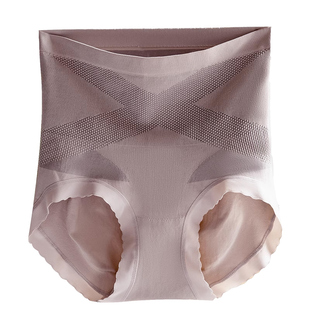 美宅收腹内裤女士收小肚子X黑绷带产后高腰强力塑形大包臀提臀