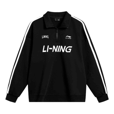 李宁加绒情侣卫衣新款