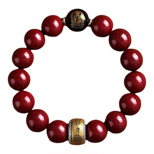 打麻将助赢神器打牌稳赢钱事事顺手链开运聚财本命佛朱砂手串通用