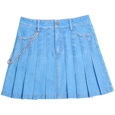 blackpink女团lisa蓝格子打歌服