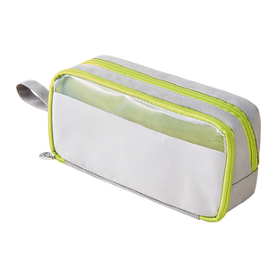 嗨士袋 小奶砖磁吸笔袋可立式2026新款大开口文具袋多层分隔大容量初中生女孩简约高颜值ins风男生小众铅笔盒