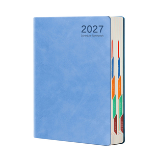 2027计划表日程本2026年日记本2025每日计划todolist工作日志本一日一页日历记事工作记录笔记本子定制