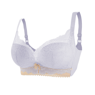 古蒂花2969文胸新款内衣B杯中厚聚拢上托收副乳艾草面料吸湿舒
