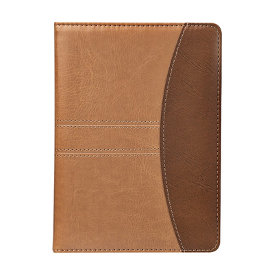 得力笔记本子皮面32K160页