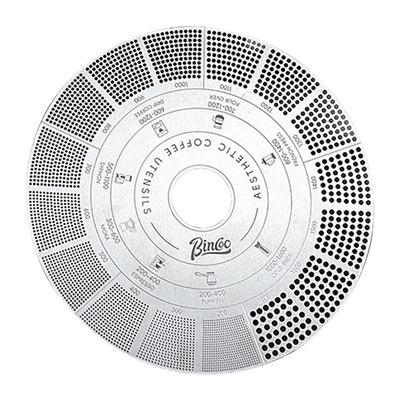 咖啡豆研磨度参考卡粉对比粗细卡