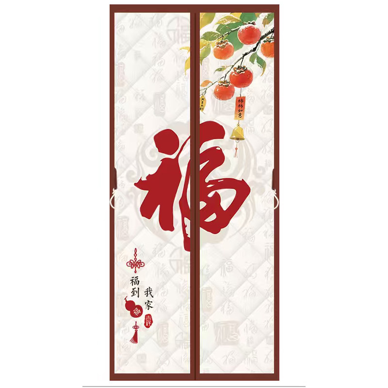 2026冬季加厚保暖磁吸棉门帘