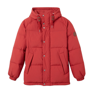 GANT/甘特2025秋冬新款男士连帽宽松短款美式运动休闲羽绒服外套