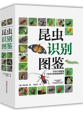 当当网 昆虫识别图鉴 1004种昆虫1600多张高清照片自然百科知识读物全书科普书韩永植动物世界昆虫图鉴识别辨认入门书籍