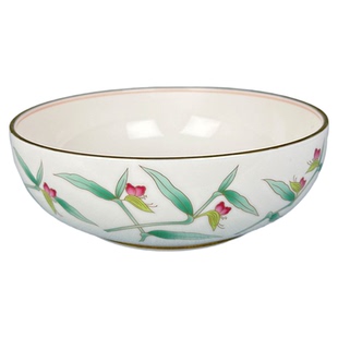 香兰社大碗进口日本制陶瓷手绘兰花玫瑰餐具菜盘面碗大钵汤碗鱼盘