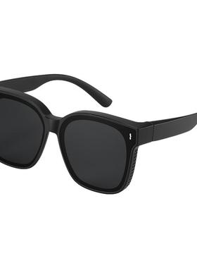 近视眼镜墨镜套镜女夏防晒